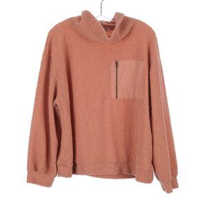 Wallflower Pink Cozycore Funnelneck Sweater Size 1X